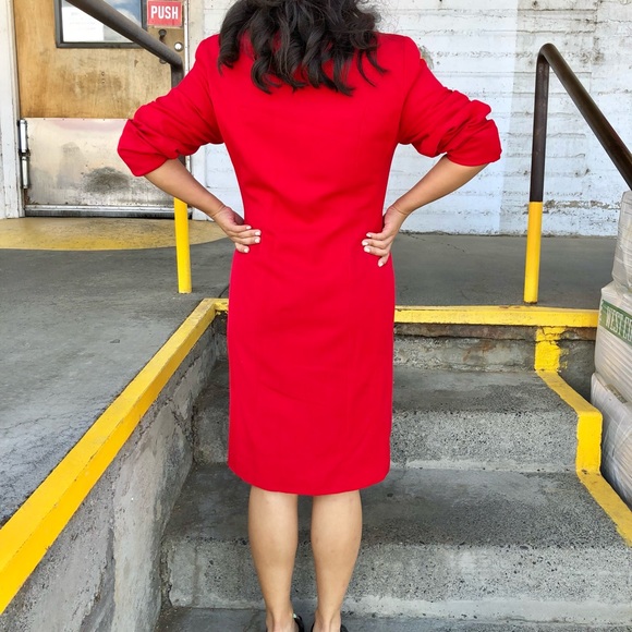 Vintage Nordstrom Blazer Tuxedo Dress Sz 8 - Picture 3 of 8